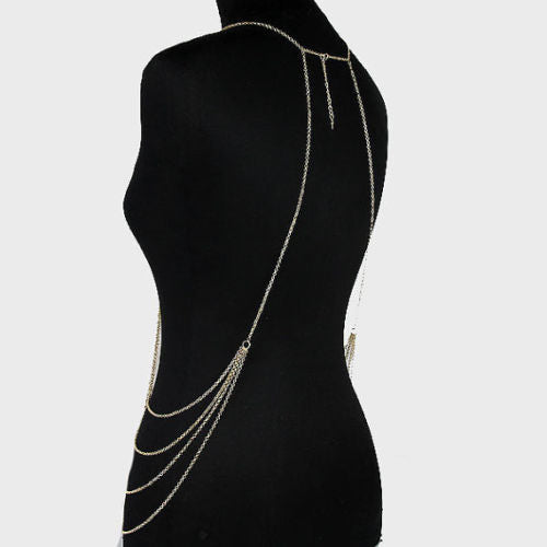 Elegant Pearl Body Chain Jewelry for Women - Boho Beach Wedding Accessories & Festival Fashion