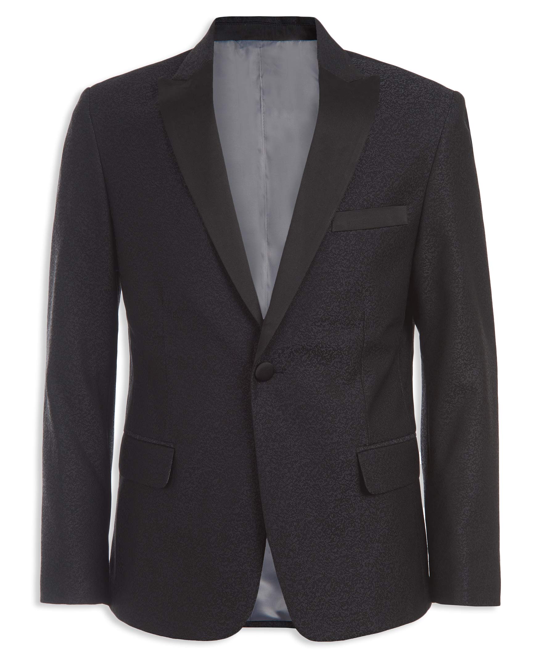 Calvin Klein Boys' Formal Suit Jacket | Classic Blazer for Weddings, School Events & Special Occasions | Slim Fit Kids Dress Coat