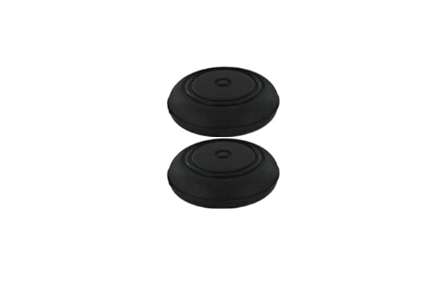 WhiteCrystal UFO Design Soft Silicone Thumb Grip Caps - 2PCS Joystick Controller Cover for Nintendo Switch/OLED/Switch Lite (Black) - Enhance Gaming Comfort & Prevent Slipping for Long Play Sessions