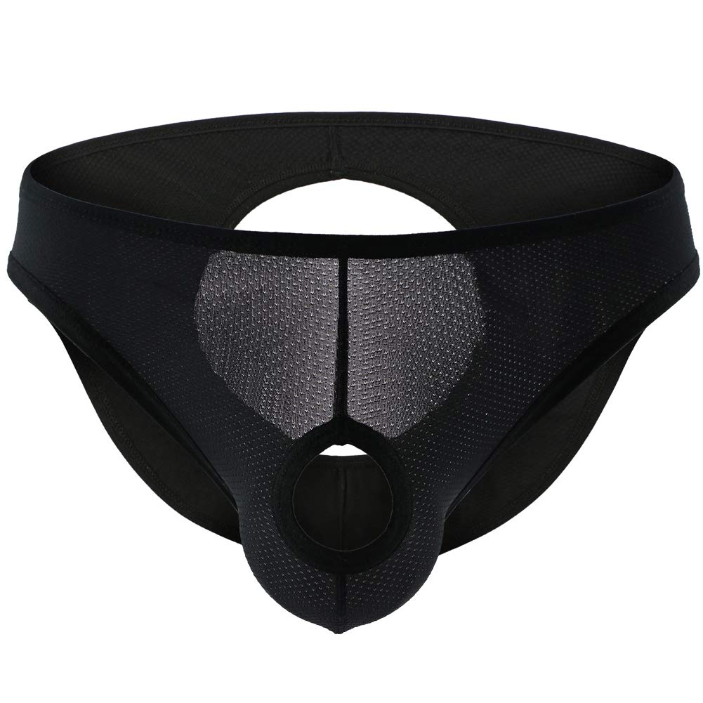 Sexy Men's Mesh Underwear Briefs - Breathable & Comfortable for Daily Wear, Workout, and Lounge