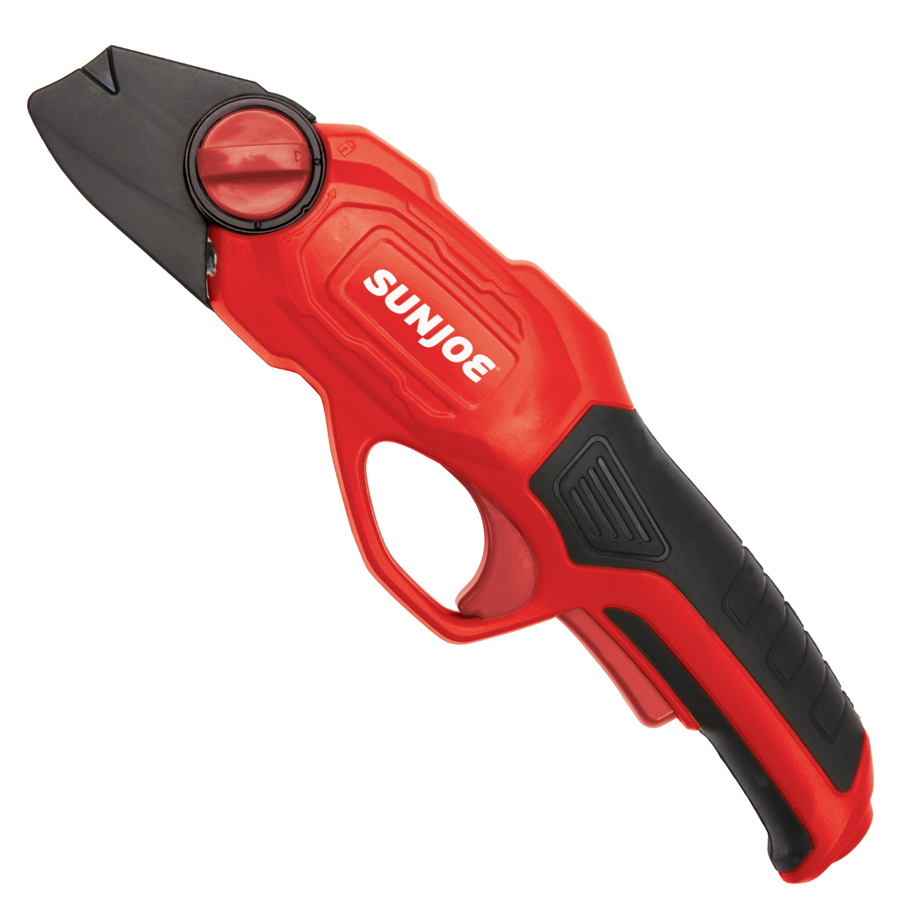 Sun Joe PJ3600C RED Cordless Rechargeable Power Pruner - 3.6V Lithium-Ion Battery, 2000mAh, 0.6 Sec Fast Cutting - Perfect for Garden Trimming, Tree Pruning & Landscaping