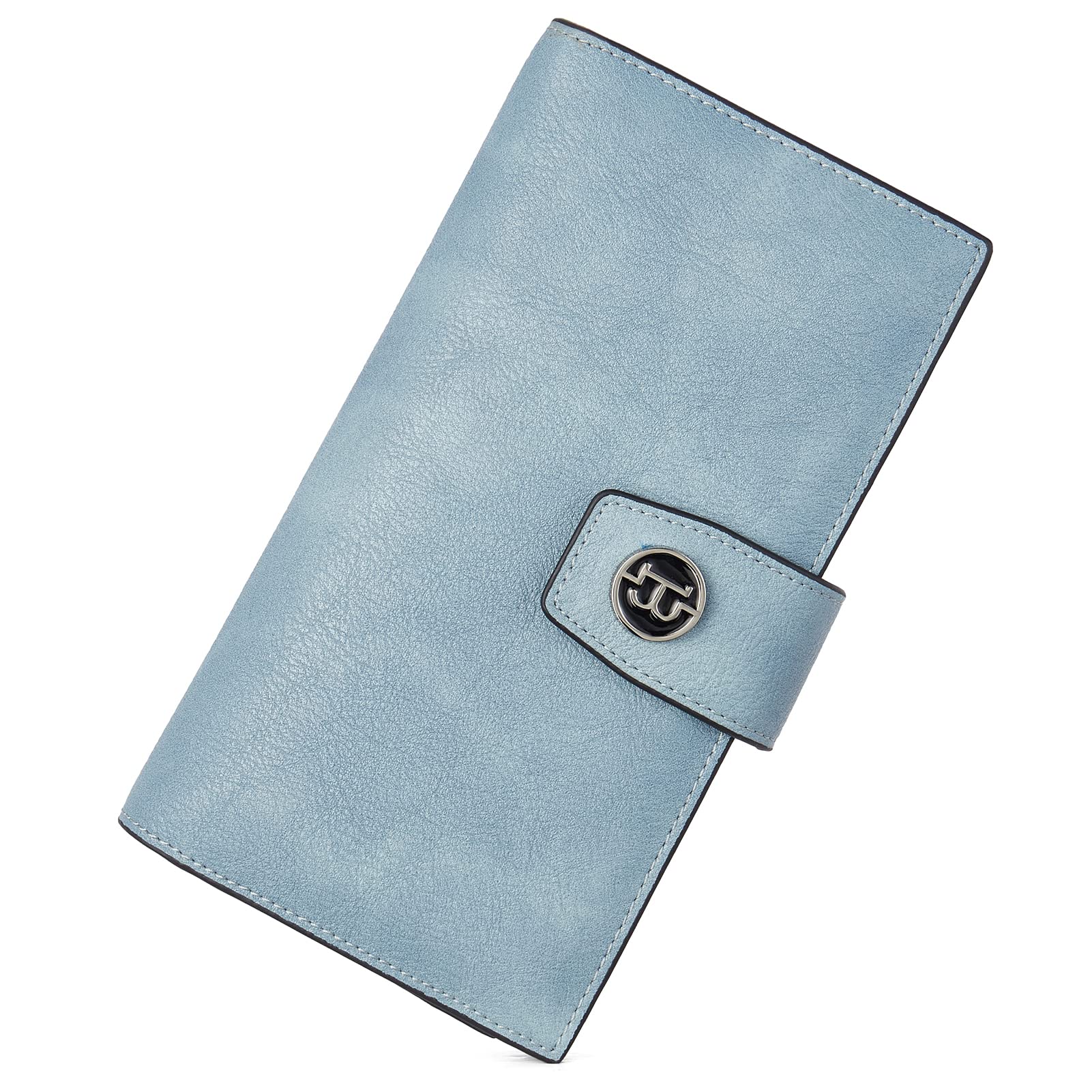 BOSTANTEN Women's Leather Wallet with RFID Blocking - Large Capacity Trifold Card Holder & Phone Clutch for Everyday Use, Travel, and Business (Gift Idea)