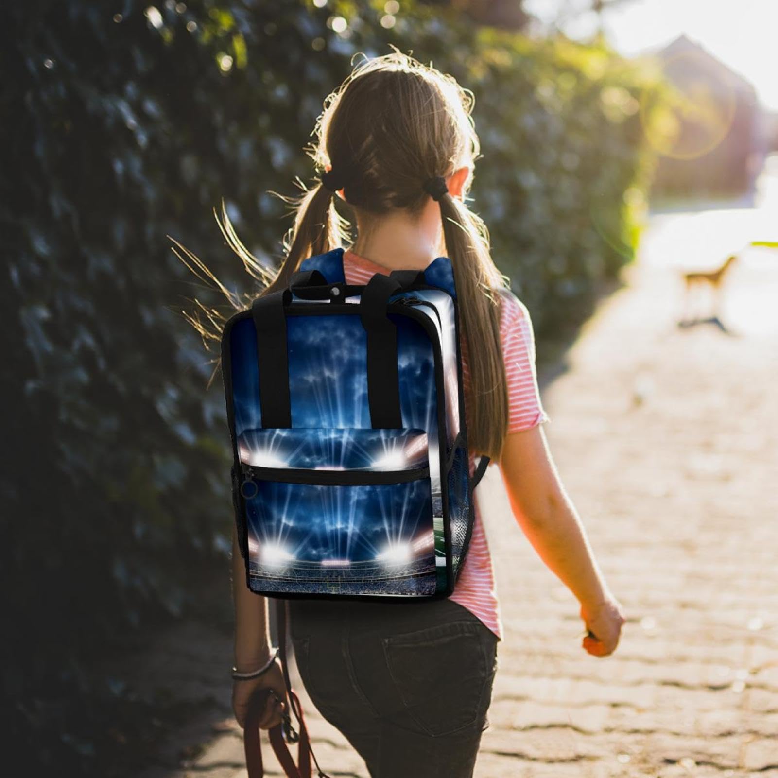 Stylish Travel Backpack for Women & Men - Durable College Backpack for School, Work & Sports - Perfect for American Football & Soccer Stadium Outings