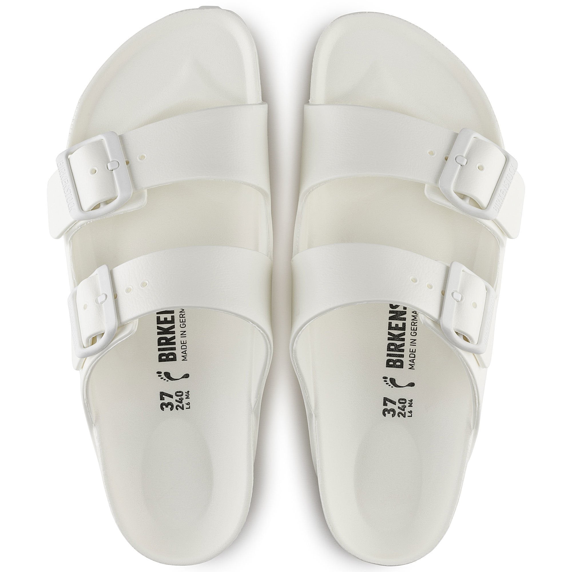 Birkenstock Arizona Essentials White EVA Comfort Sandals - Lightweight & Durable for Beach, Pool, and Everyday Wear