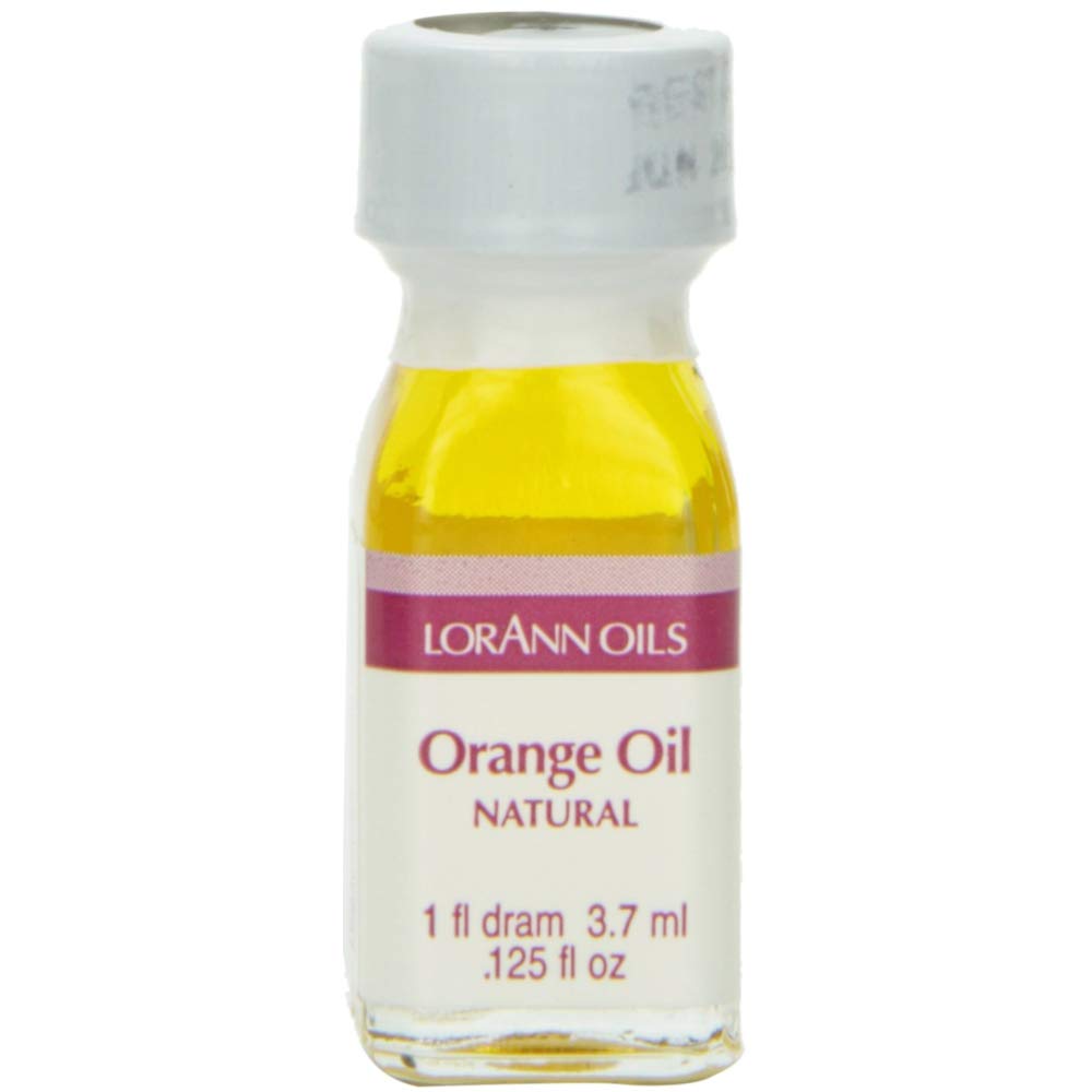 LorAnn Oils Super Strength Flavoring - Natural Orange Oil for Candy Making, Baking, Hard Candy & DIY Treats - 4X Stronger Than Extracts - Pack of 2 (0.125 fl oz) - Perfect for Homemade Desserts, Beverages & Gourmet Cooking