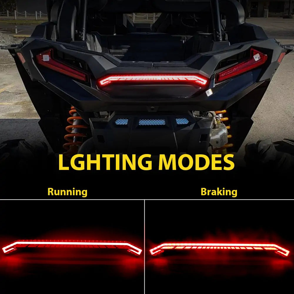 LOYO LED 3rd Brake Center Tail Light for Polaris RZR XP 1000 Turbo & Sportsman 1000 XP (2019-2022 Models) - High Visibility Safety Light for Off-Road UTV Adventures & Night Riding