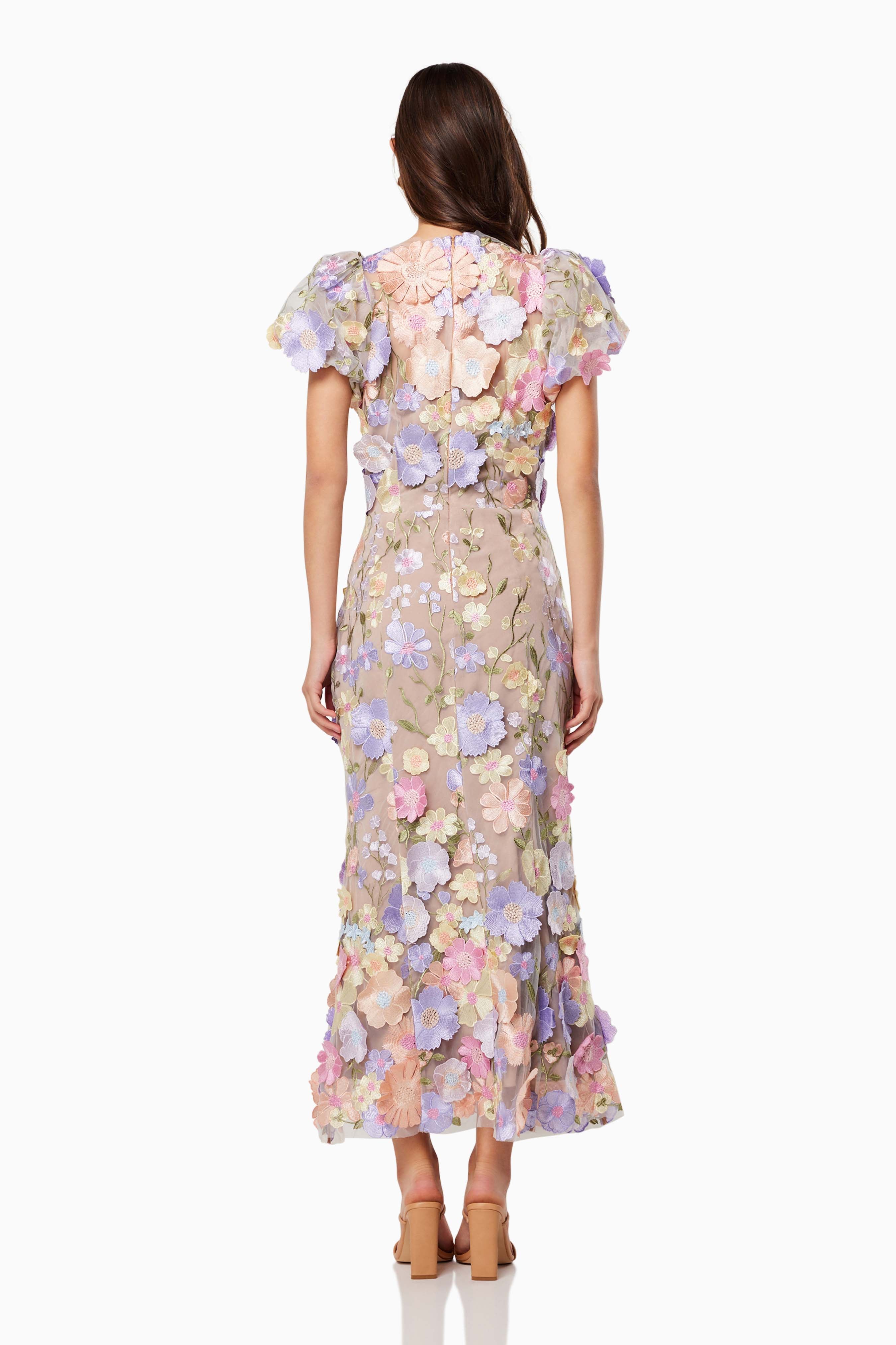 Astraea Women's Floral Summer Dress - Lightweight & Comfortable for Beach, Vacation, and Casual Wear