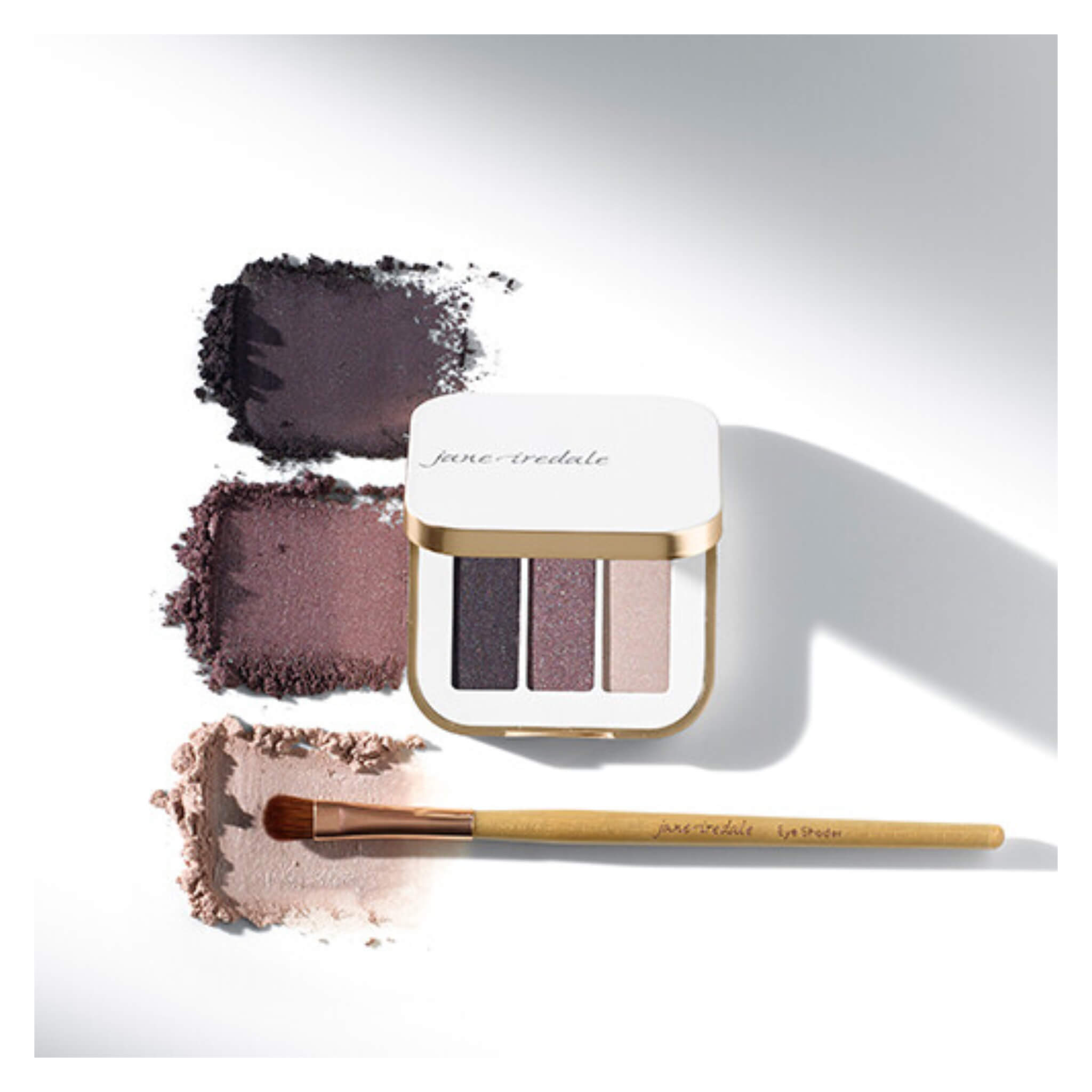PurePressed Eyeshadow Trio - Vegan & Cruelty-Free Mineral Eyeshadow Palette for Everyday Makeup | Soft Matte & Shimmer Finishes | Perfect for Day to Night Looks, Parties & Special Occasions