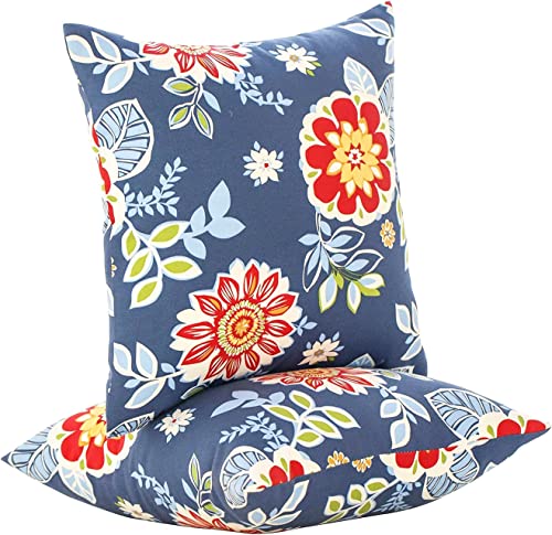 A-blue With Flower