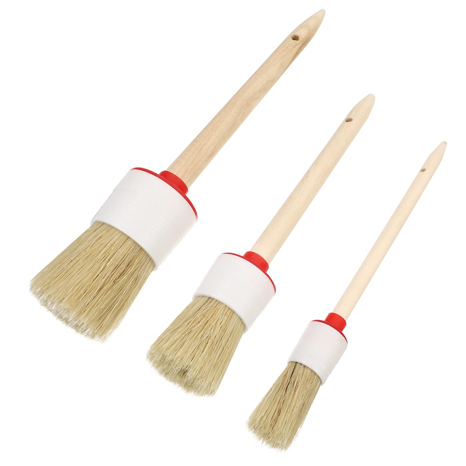 DOITOOL Professional Paint Brush Set - 12-Piece Wood Handle Oil, Wax & Cleaning Brushes with Chinese Bristles for Artists & DIY Home Projects - Perfect for Oil Painting, Furniture Waxing & Surface Cleaning