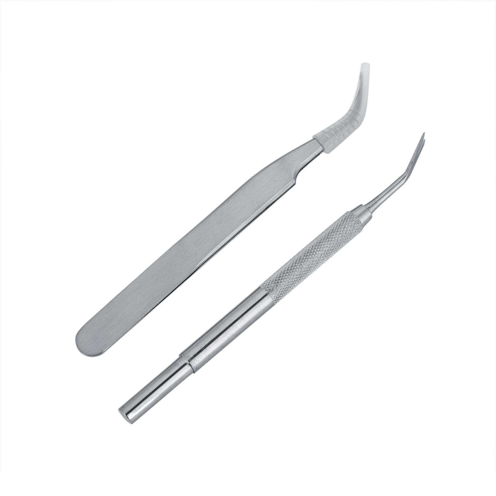 Emoshayoga Pet Hair Remover Kit - 2-Piece Tweezers & Tool for Dogs, Cats & Humans | Gentle & Effective Hair Removal for Pets & Home Use | Perfect for Grooming, Cleaning & Allergy Relief