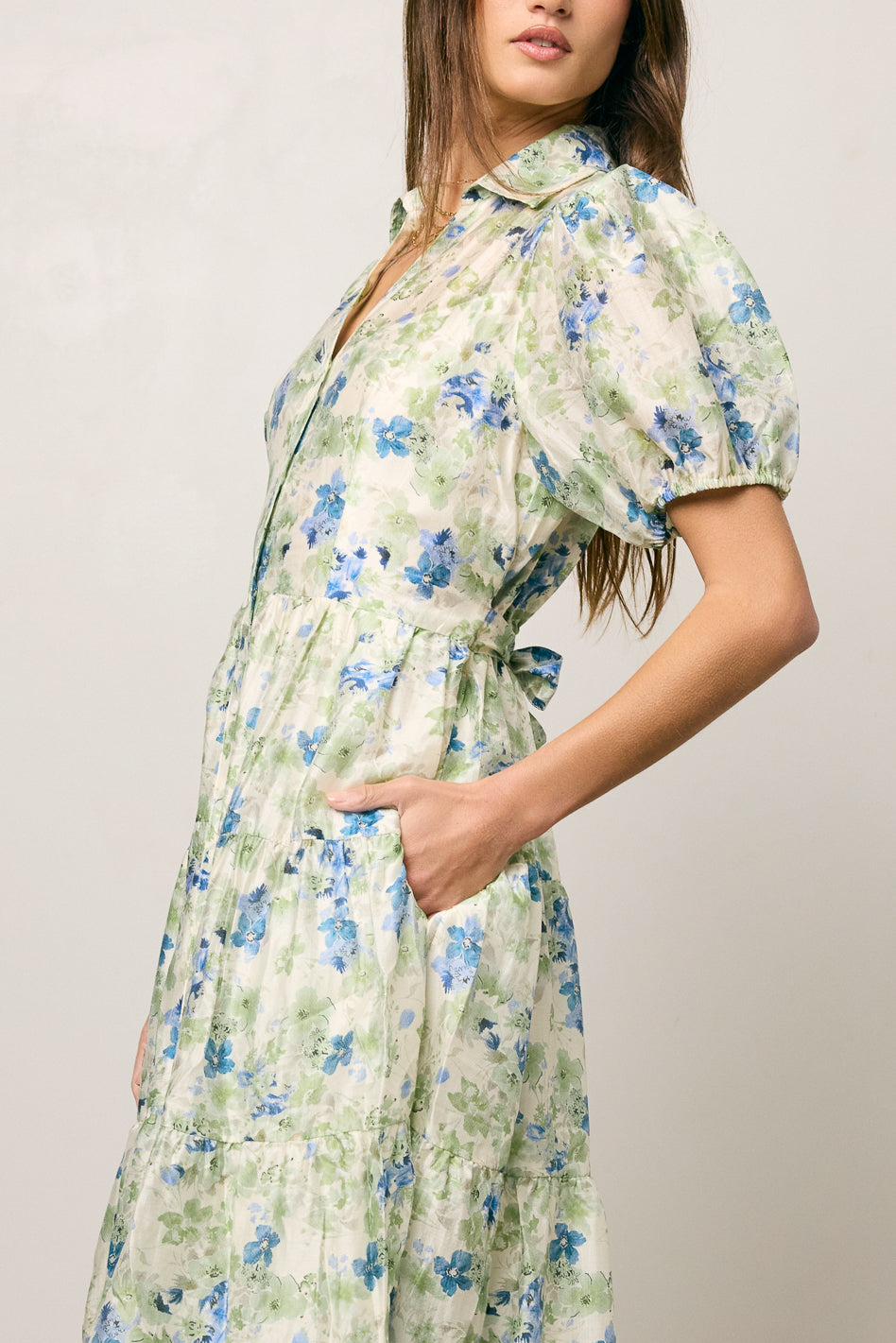 Kreyton Floral Maxi Dress for Women - Elegant Long Summer Dress with Flowy Design - Perfect for Beach, Vacation, and Special Occasions