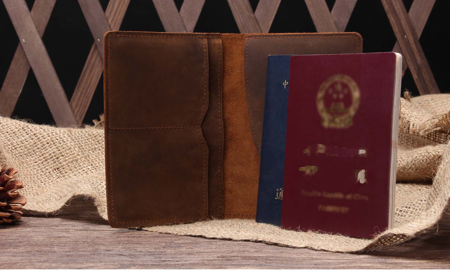 Premium Unisex Dual Fold Passport Holder - RFID Blocking Travel Wallet for Men & Women - Perfect for International Flights, Business Trips & Vacations