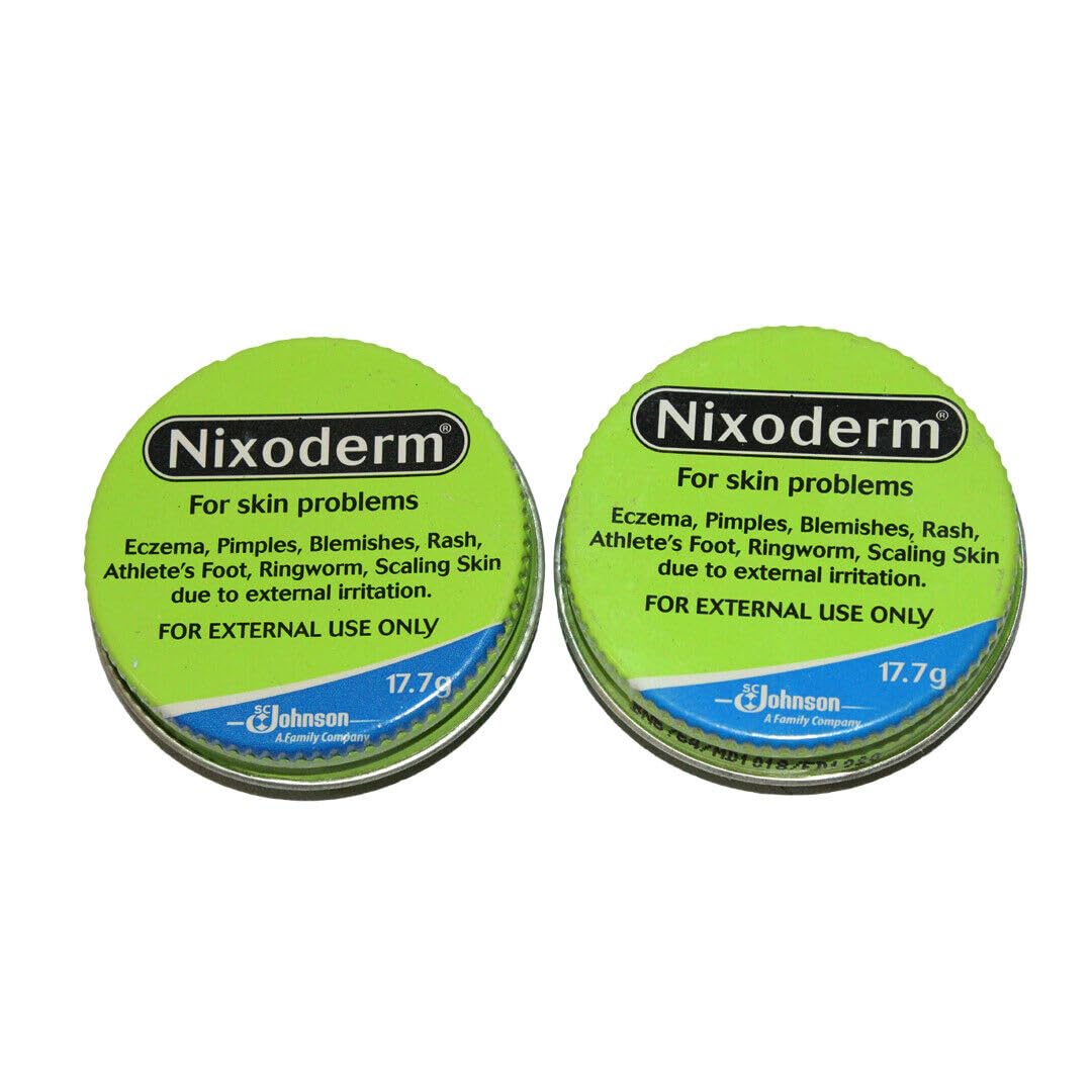 Nixoderm Cream for Eczema Treatment - Relieves Blemishes, Pimples, Rashes & Athlete's Foot - Medicated Skin Care Solution (12-Pack) - Perfect for Daily Use on Face, Body & Feet