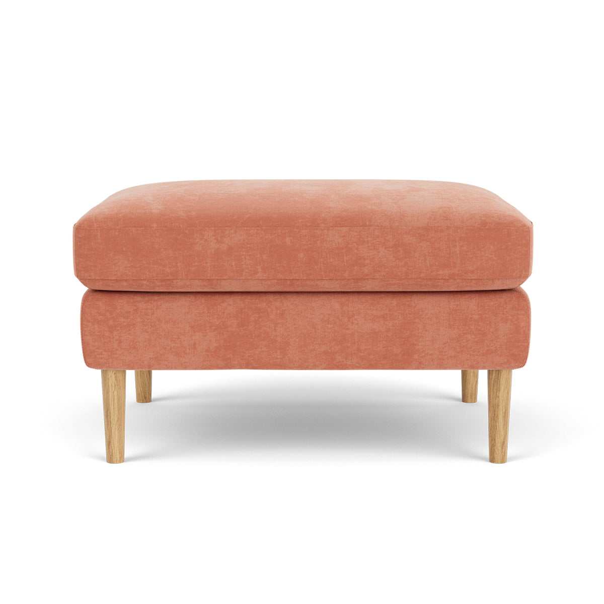 Astha Fabric Ottoman Stool - Soft Round Storage Pouf with Removable Cover for Living Room, Bedroom & Nursery - Perfect for Extra Seating & Home Decor