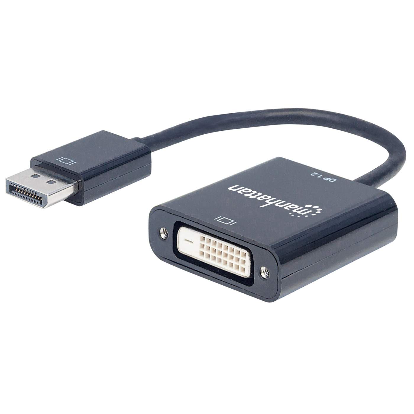 DisplayPort to DVI Adapter 1.2a - DP to DVI-D Converter for Dual Link Monitor, PC, Laptop, Gaming & Home Theater Setup