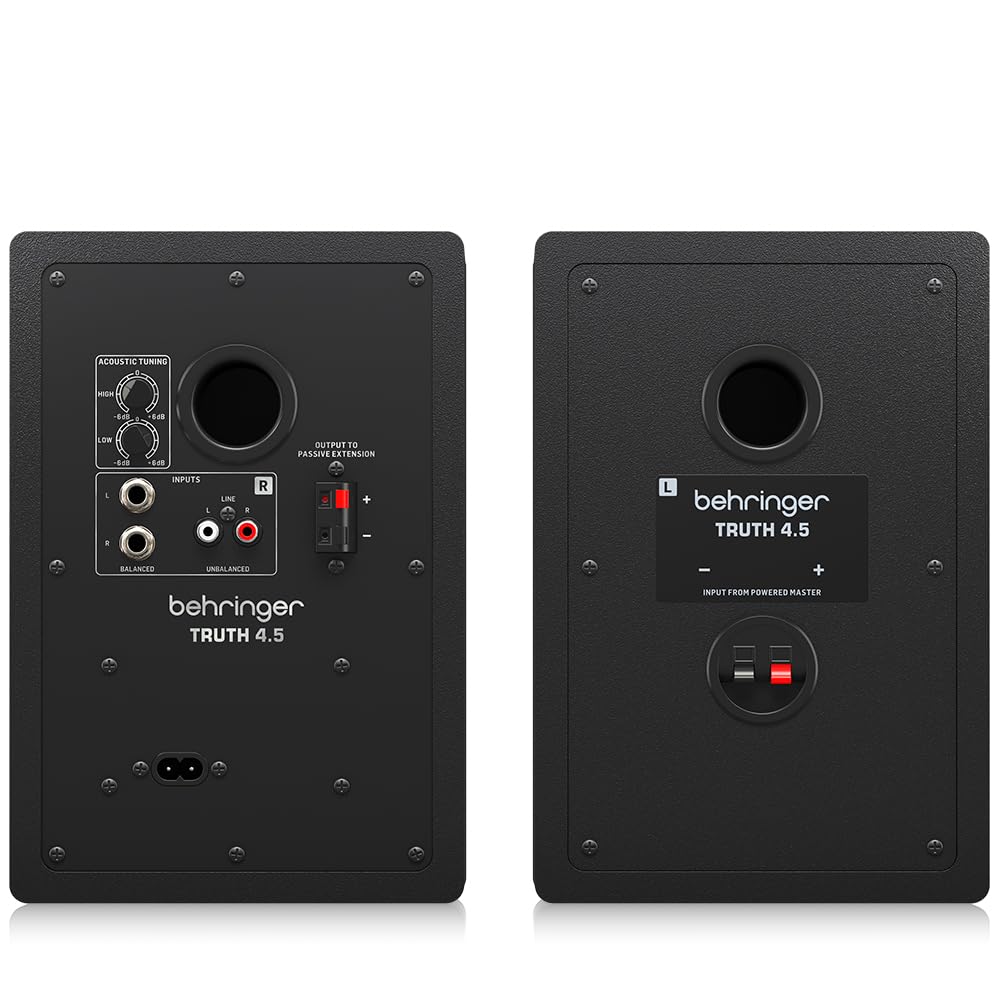 Behringer Truth B2030A 4.5-inch Powered Studio Monitor Pair - Professional Audio Monitors for Home Recording, Music Production & DJ Setup