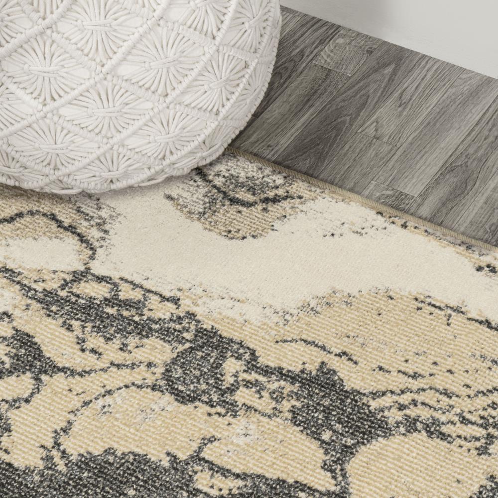 Abstract Marbled Modern Area Rug - Handmade Marmo Design for Living Room, Bedroom & Office Decor | Soft & Durable Non-Slip Carpet