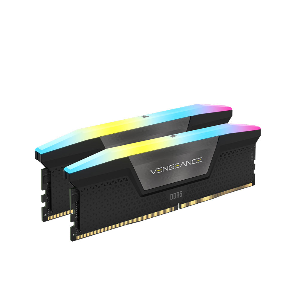 Corsair Vengeance RGB Pro 32GB (2x16GB) DDR5 6000MHz CL30 Gaming Memory Kit - High Performance Desktop RAM for PC Builds, Streaming & Content Creation (CMH32GX5M2B6000C30)