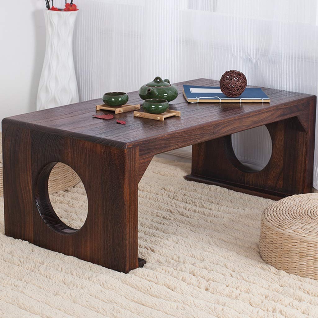 Premium Solid Wood Guqin Table - Compact Window Desk for Study, Painting, Breakfast & Laptop Use - 60x40x30cm Brown Multi-Purpose Table - Perfect for Small Spaces, Home Office & Tea Ceremonies
