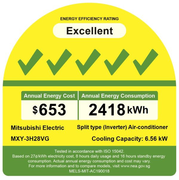STARMEX SYSTEM 3 Air Conditioner - 9K BTU x2 + 18K BTU - Free Installation Included - Perfect for Home & Office Cooling