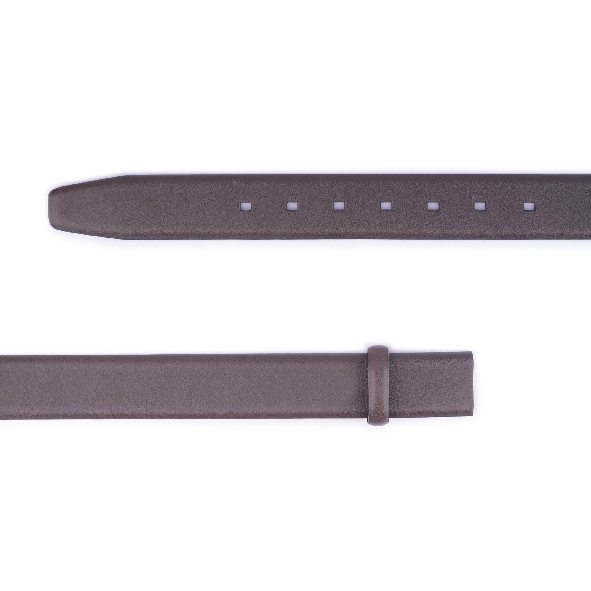 Genuine Gray Leather Strap Replacement for Ferragamo Men's Belt Buckle | Premium Belt Accessory for Business & Casual Wear
