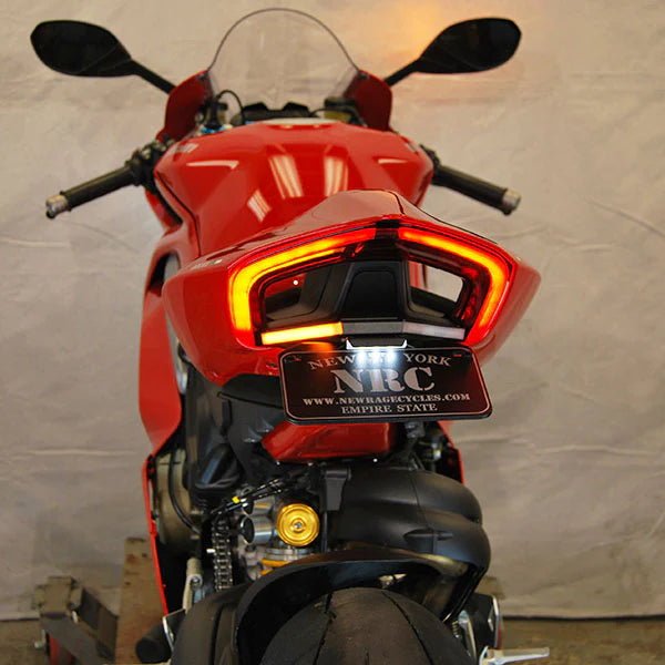 Ducati Panigale V2 Fender Eliminator Kit for 2020-2024 Models - Lightweight Tail Tidy License Plate Bracket for Motorcycle Customization & Street Legal Compliance