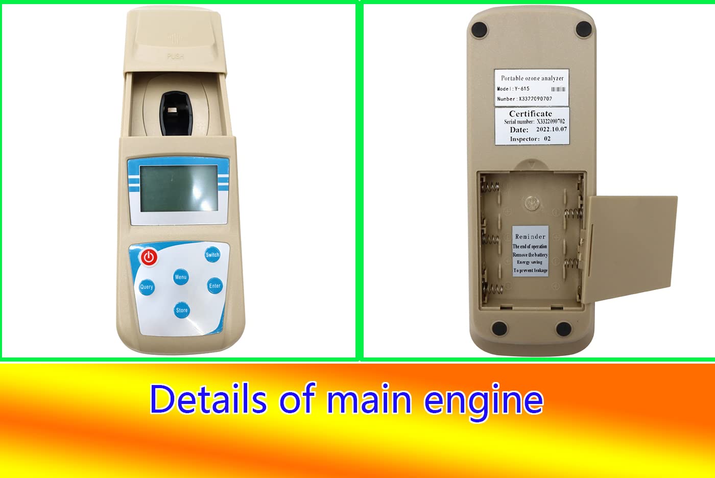 PreAsion Portable Ozone Water Tester Meter - Accurate O3 Level Detector for Drinking, Aquariums & Pool Water Testing