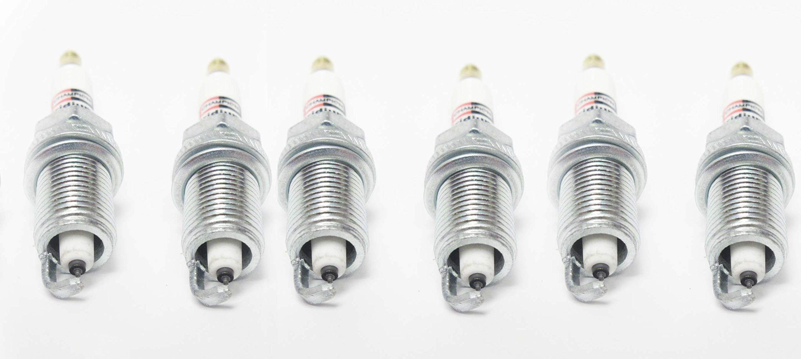 Champion 9202 RC12WMPB4 Iridium Spark Plug - Pack of 6 - High Performance Spark Plugs for Cars, Trucks & SUVs - Improved Fuel Efficiency & Engine Power