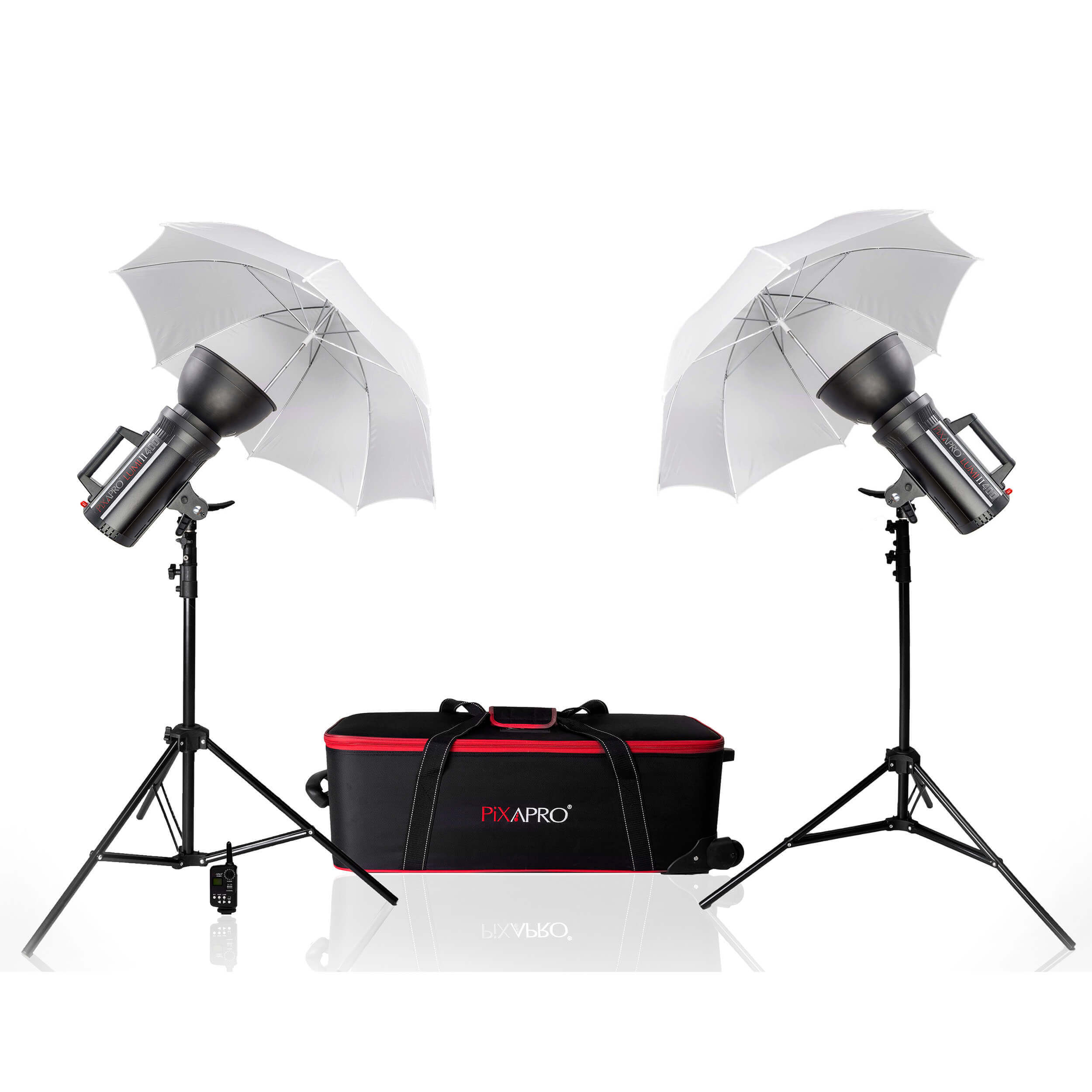 LUMI400II 400Ws Professional Flashlight Kit (Gemini GS400 II) - Perfect for Studio Photography, Portrait Lighting & Product Shoots