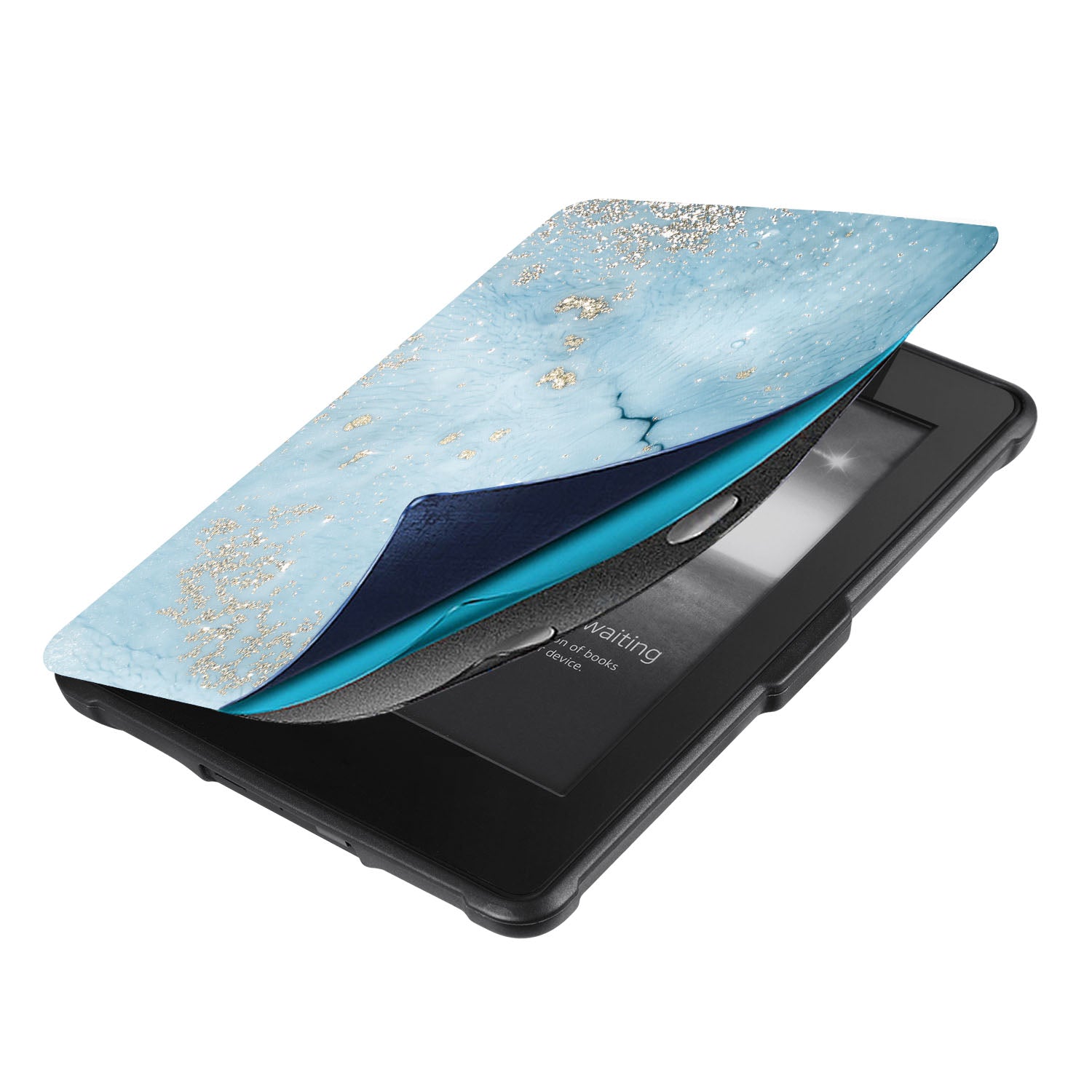 Premium Marble Gold Kindle Case - Slim Protective Cover for Kindle E-Reader | Perfect for Reading at Home, Travel & Commuting
