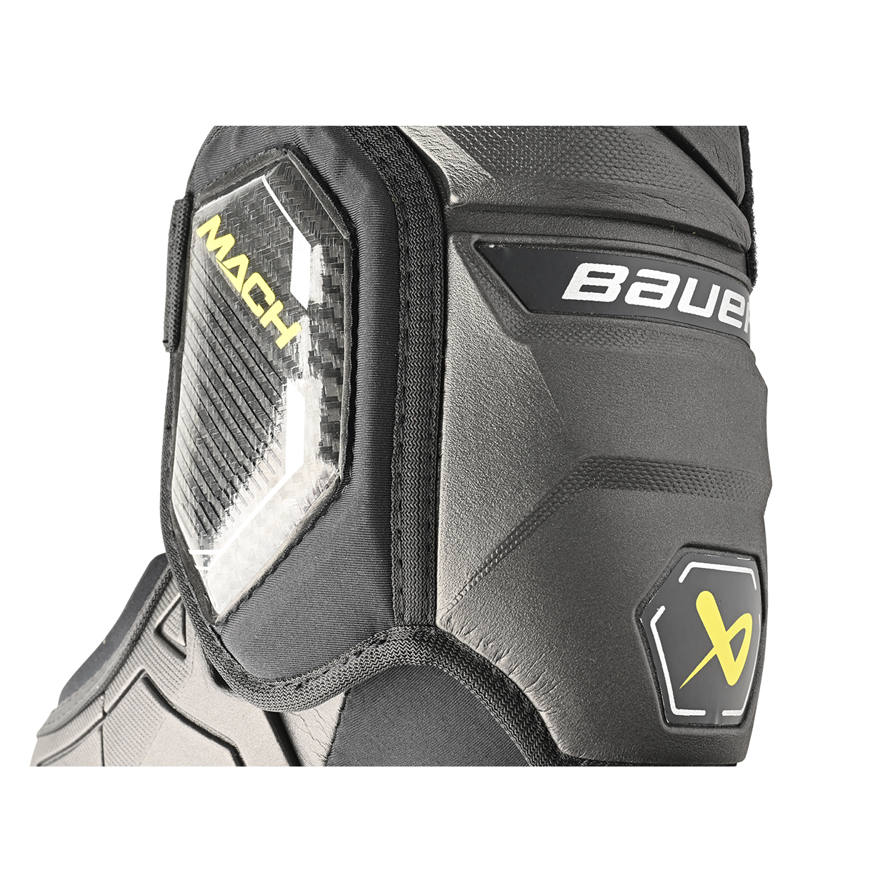 Bauer Supreme Mach Senior Elbow Pads - Hockey Protective Gear for Ice Skating & Training - Perfect for Players & Goalies