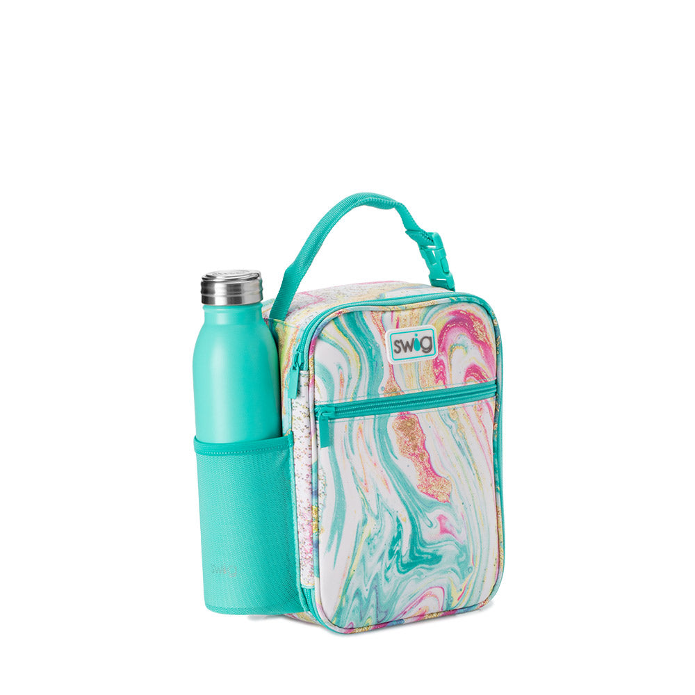 Insulated Lunch Bag for Work & School - Leakproof Wanderlust Boxxi Lunch Tote for Adults & Kids - Perfect for Office, Picnics & Travel