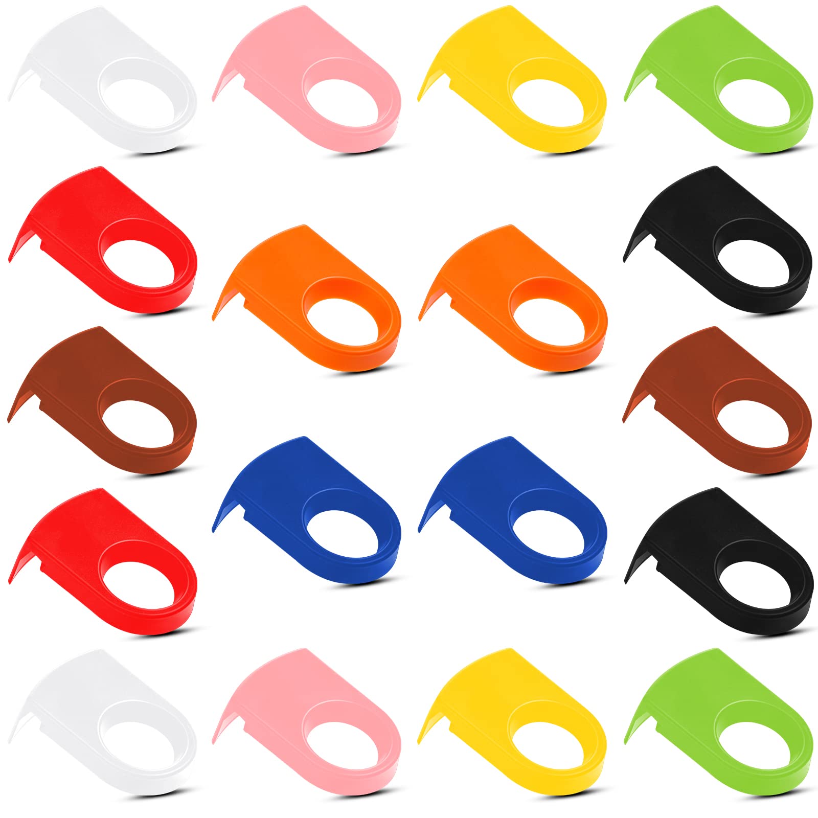 36 Pcs Plastic Bottle Holder Clips - ABS Drink Clips for Beer, Margarita & Wine Glasses - Multi-Color Cocktail Accessories (9 Colors) - Perfect for Parties, Bars, and Home Entertaining