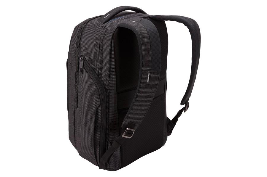 Thule Crossover 2 30L Laptop Backpack for Men & Women - Durable Water-Resistant Business Travel Backpack with Laptop Compartment - Perfect for Commuting, Work, School & Outdoor Adventures (Black)