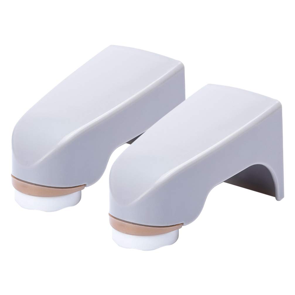 HEALLILY Magnetic Soap Holder 2-Pack - Wall Mounted Soap Dish for Bathroom, Shower & Kitchen - Rustproof Soap Bar Rack with Strong Adhesive - Perfect for Small Spaces & Travel (Grey)