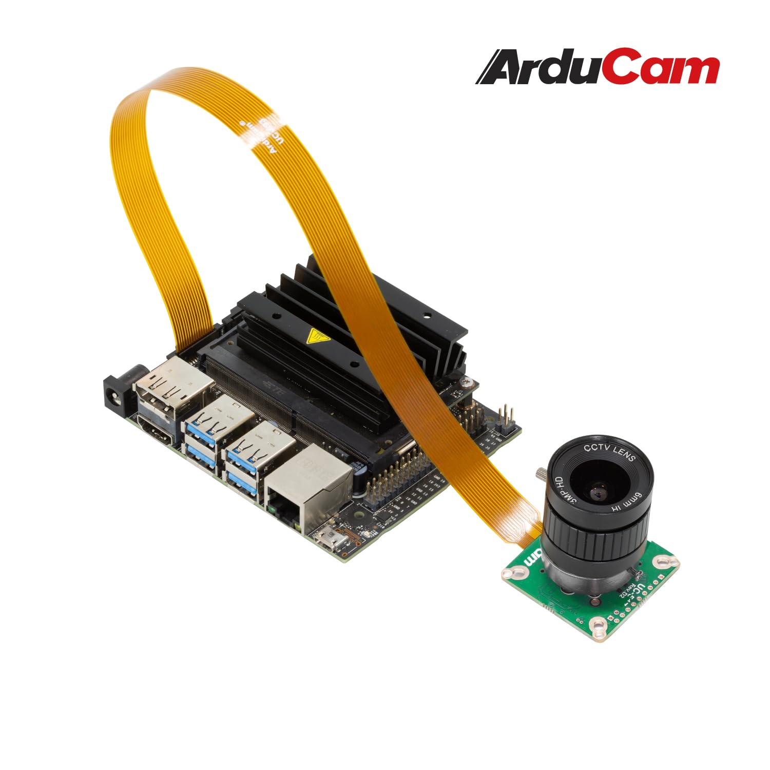 Arducam IMX477 12.3MP HQ Camera Module for Nvidia Jetson & Raspberry Pi CM3/3+/CM4 - High Resolution Camera Board for AI Vision, Computer Vision Projects, and DIY Robotics Applications