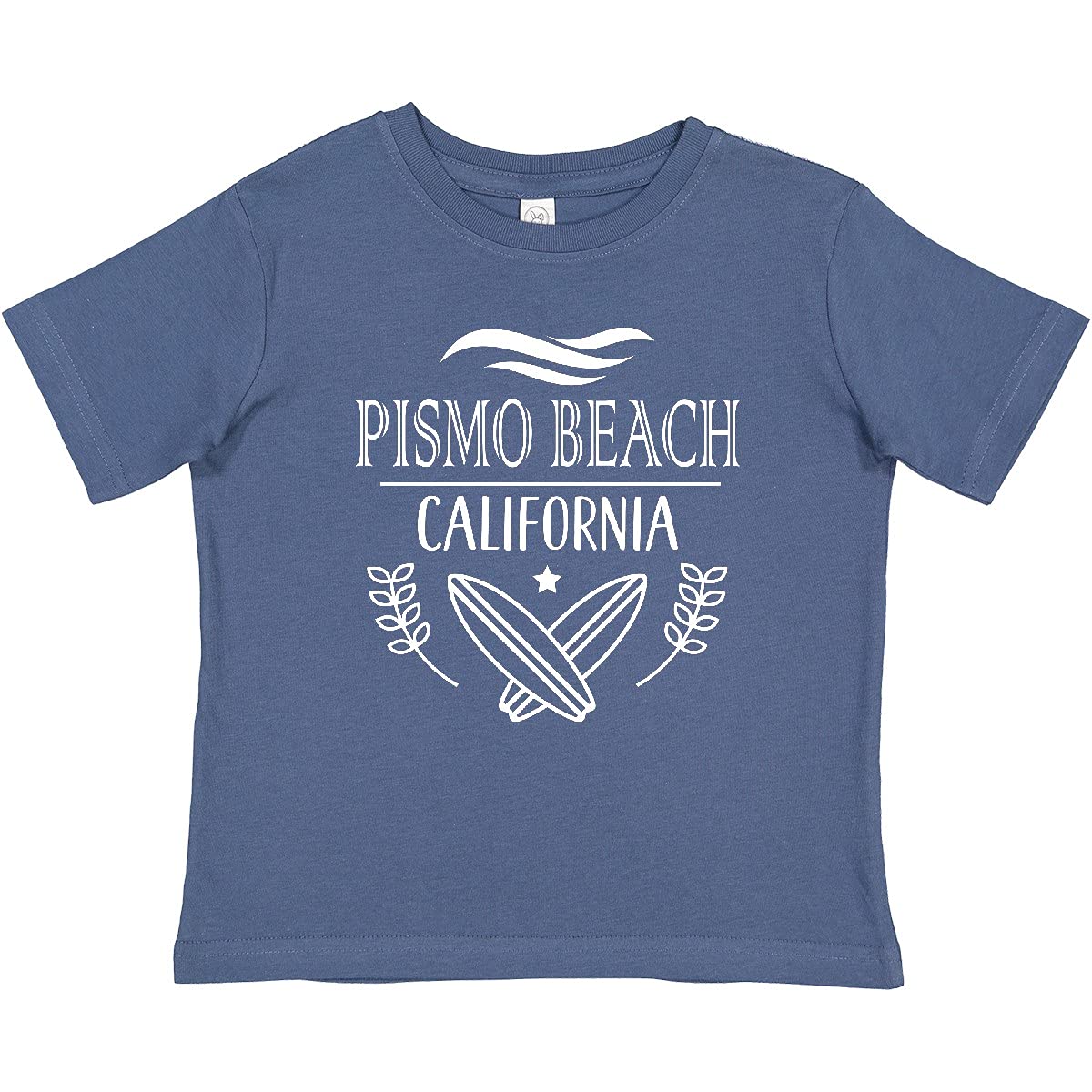 Inktastic Pismo Beach California Surfing Baby T-Shirt - Soft Cotton Cute Surf Trip Outfit for Toddlers & Infants - Perfect for Beach Vacations, Family Photos & Casual Daycare Wear