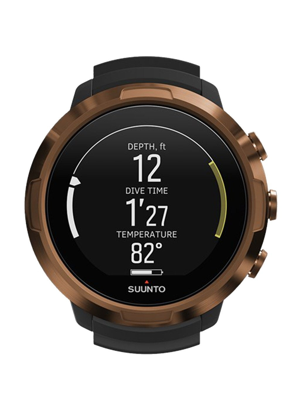 Suunto D5 Copper Dive Computer with USB Cable - Black | Scuba Diving, Freediving & Snorkeling Gear for Underwater Adventures