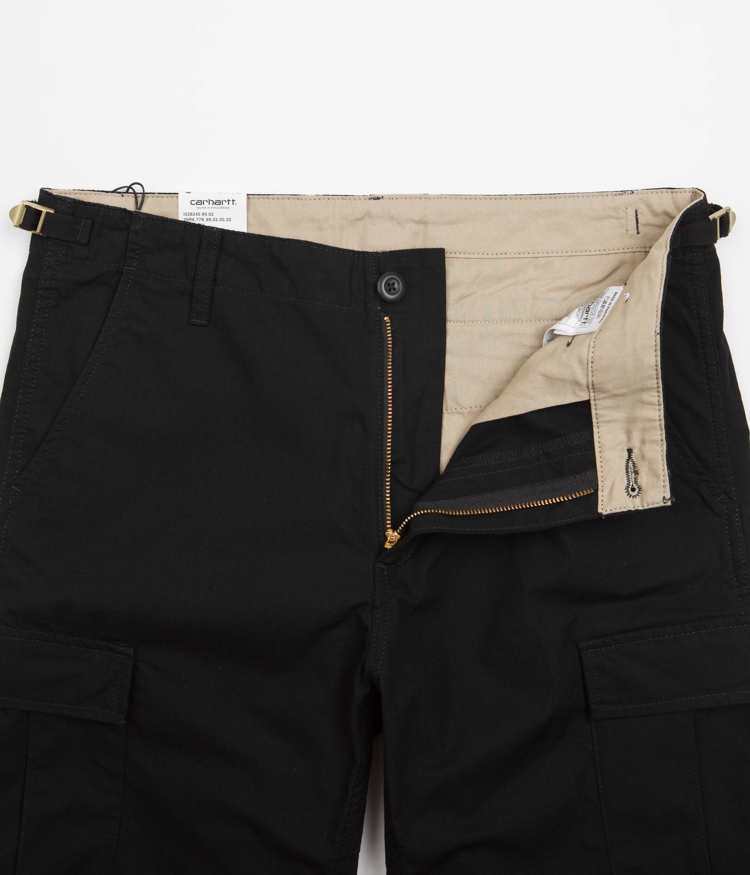Carhartt Aviation Shorts for Men - Durable Work Shorts in Black | Comfortable & Stylish for Outdoor Work, Hiking & Casual Wear
