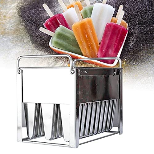 Stainless Steel Reusable Ice Cream & Popsicle Molds with Stick Holder - 30 BPA-Free Mold Cups for Homemade Frozen Treats | Perfect for Summer Snacks, Kids Parties & Healthy Desserts