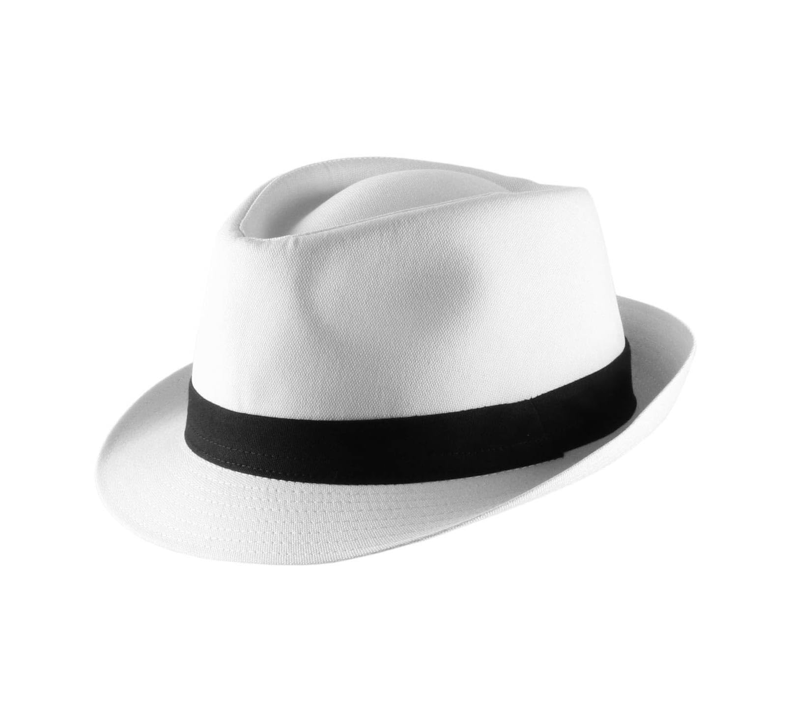 Vintage Trilby Hat for Men & Women - Classic Wool Felt Fedora with Brim - Perfect for Casual Wear, Outdoor Events & Fashion Accessories