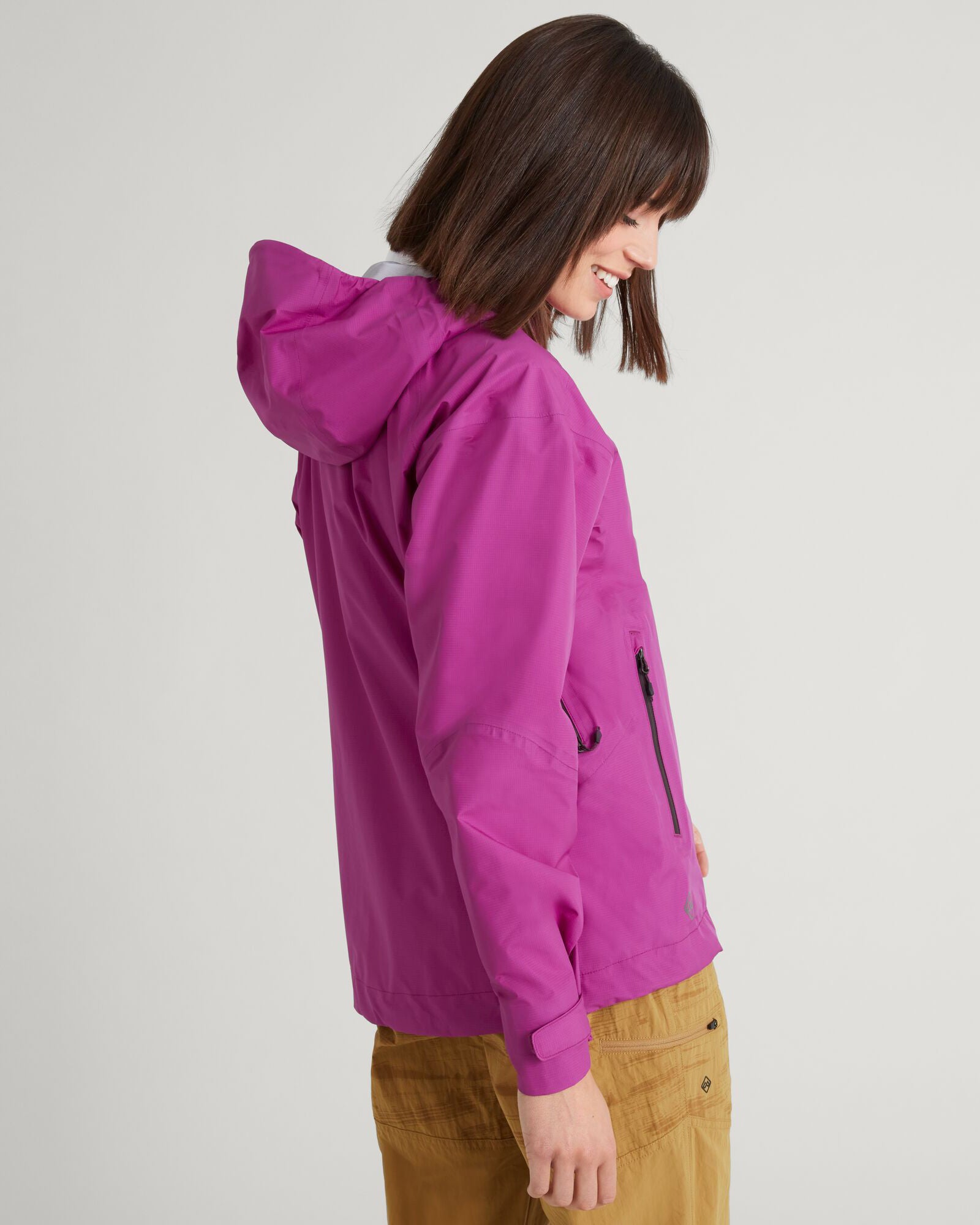 STORM Chaser 3 Layer Waterproof Windproof Women's Rain Jacket - Lightweight Outdoor Hiking Raincoat for Women - Perfect for Camping, Travel & Everyday Use