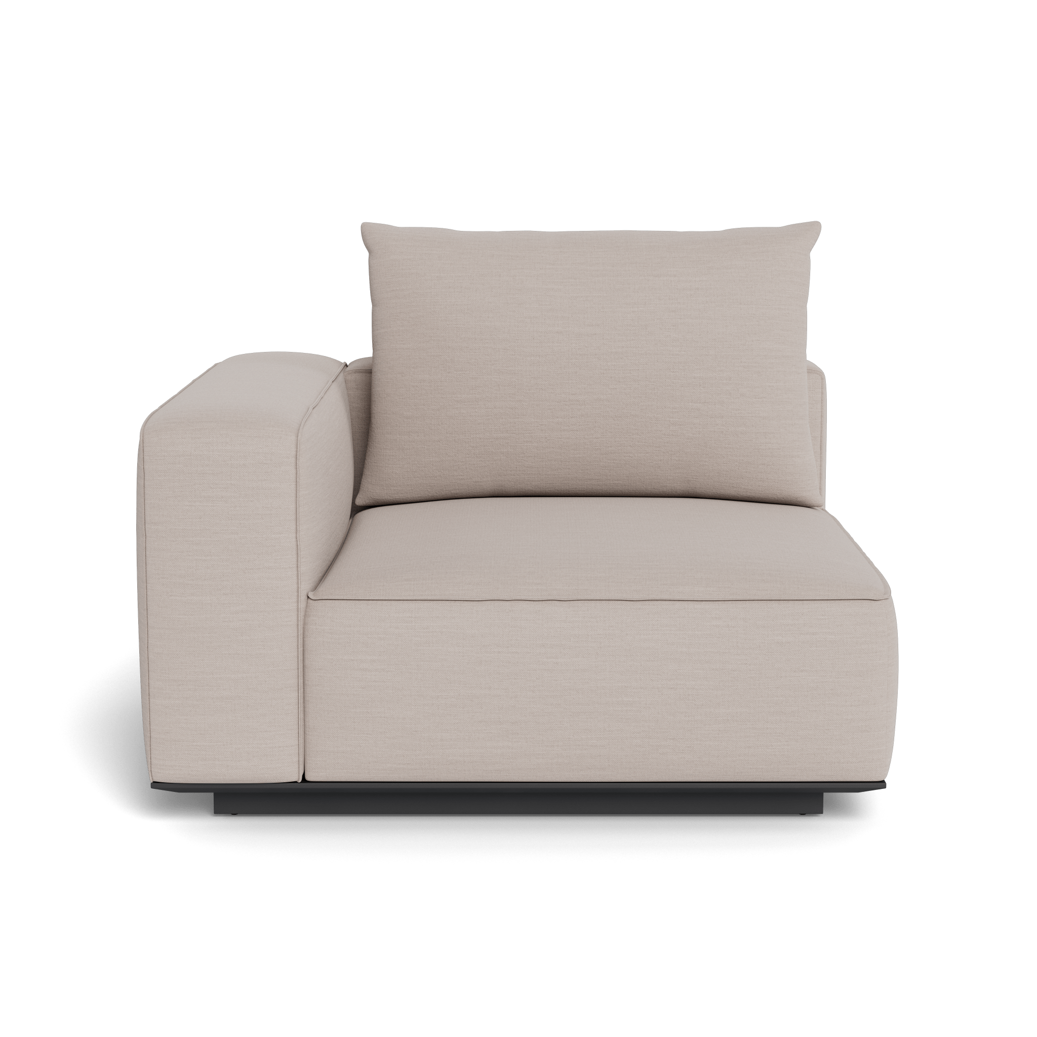 Santorini Outdoor Corner Left Sectional Sofa Set - Waterproof Wicker Patio Furniture for Garden, Poolside, Backyard & Balcony - Comfortable All-Weather Lounge Seating