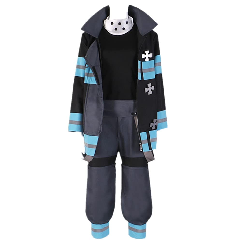 Fire Force Enen No Shouboutai Maki Ose Cosplay Costume - Anime Halloween Party Outfit, Christmas Cosplay Costume for Conventions & Themed Events