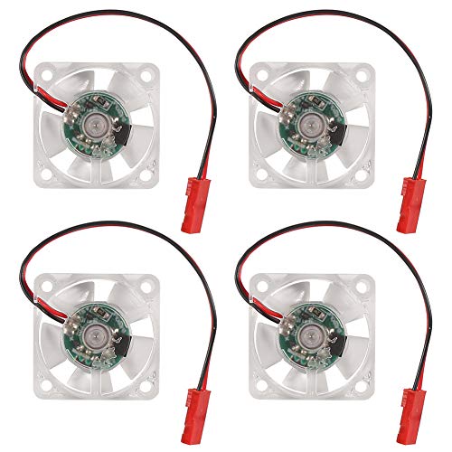 4PCS 12V DC Brushless Blower Fan 30x10mm with 2 Pin Terminal - Oil Bearing Cooling Fan for 3D Printer Hotend, Extruder, Heatsinks, Makerbot MK7/MK8, CPU Chip & Arduino - Perfect for 3D Printing, Electronics Cooling & DIY Projects