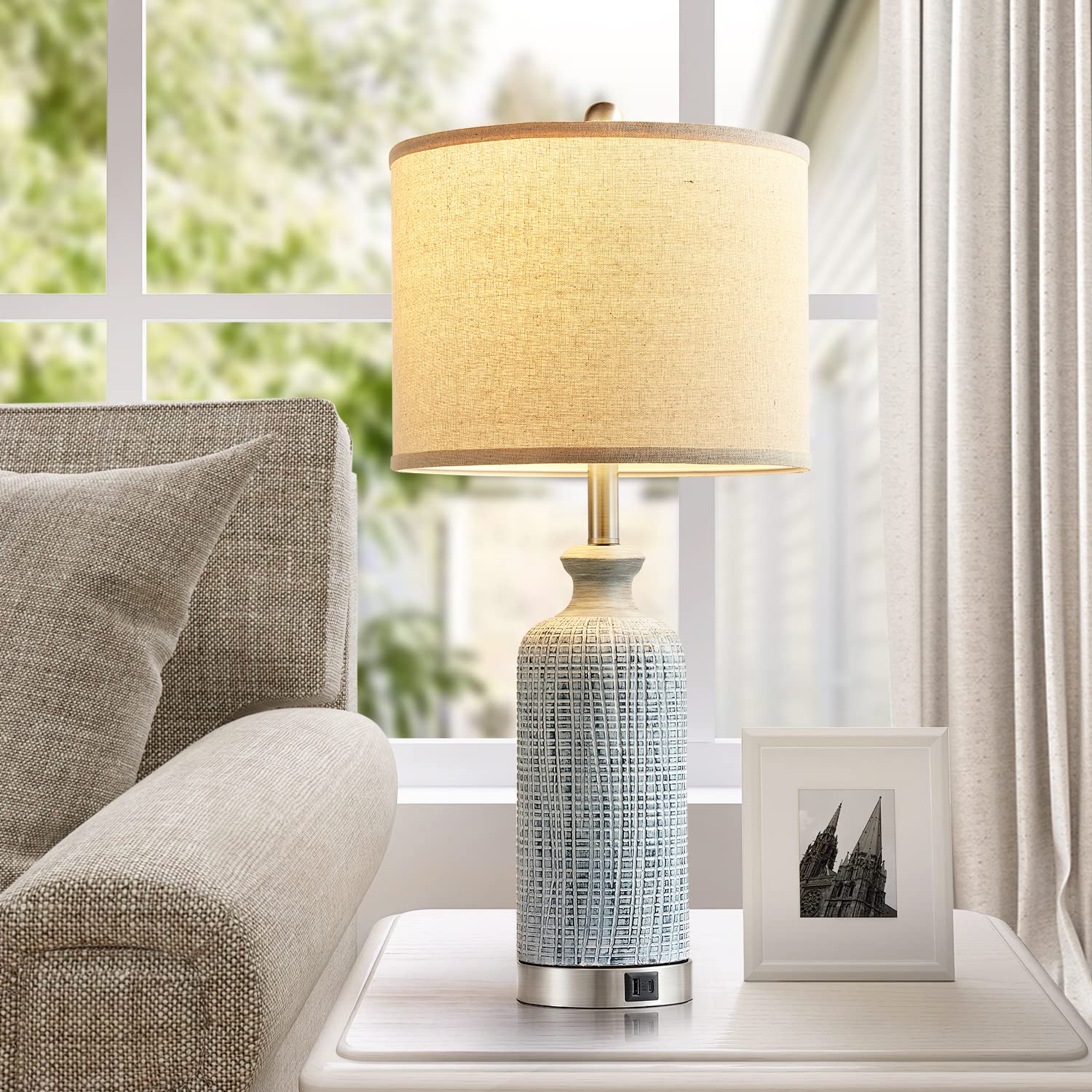 Modern Farmhouse Table Lamps Set of 2 - 27