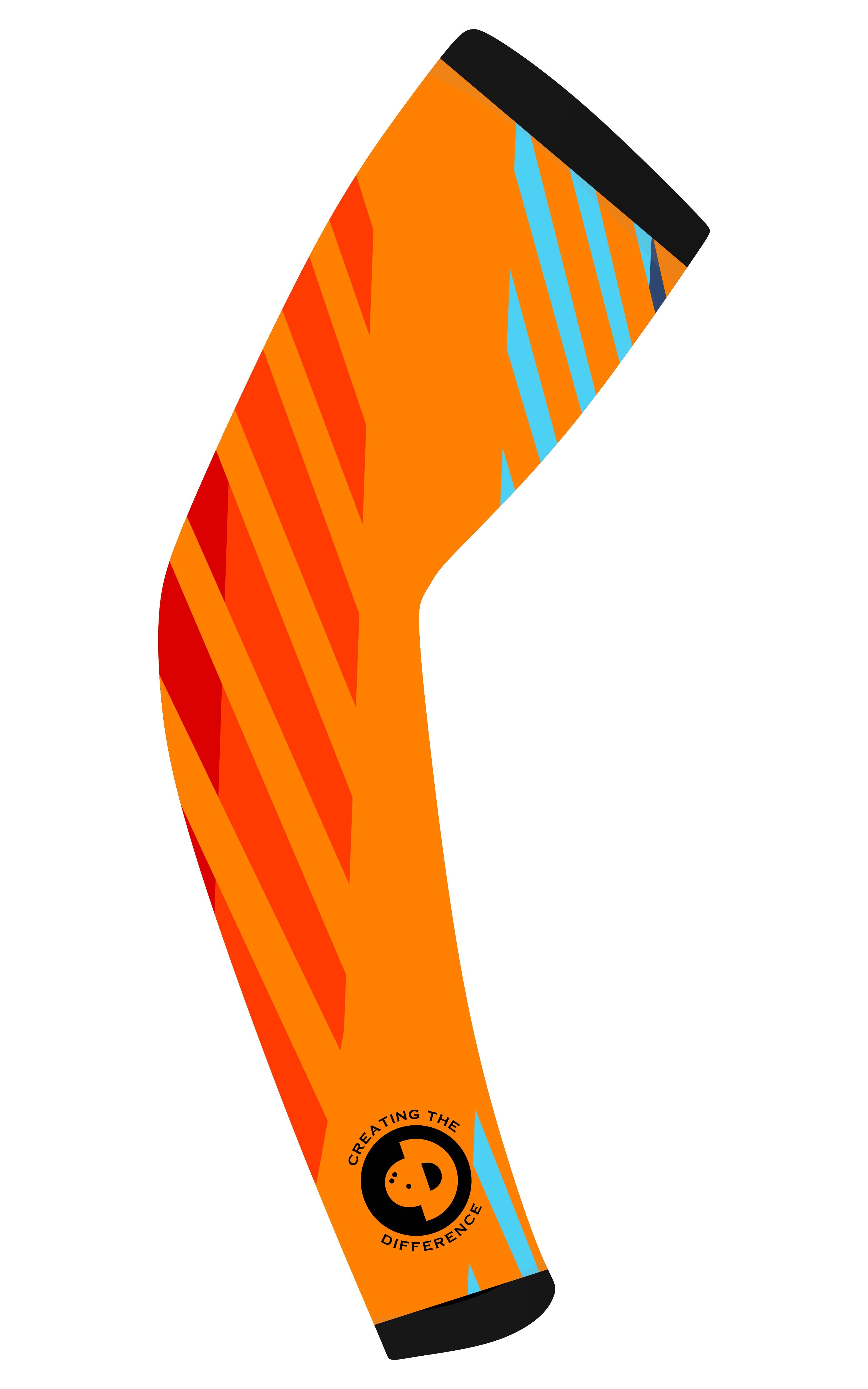 Jet Orange Strike Sleeve - High Performance Baseball Batting Sleeve for Training & Games - Compression Arm Sleeve for Baseball, Softball & Cricket Players - Perfect for Practice, Matches & Outdoor Sports