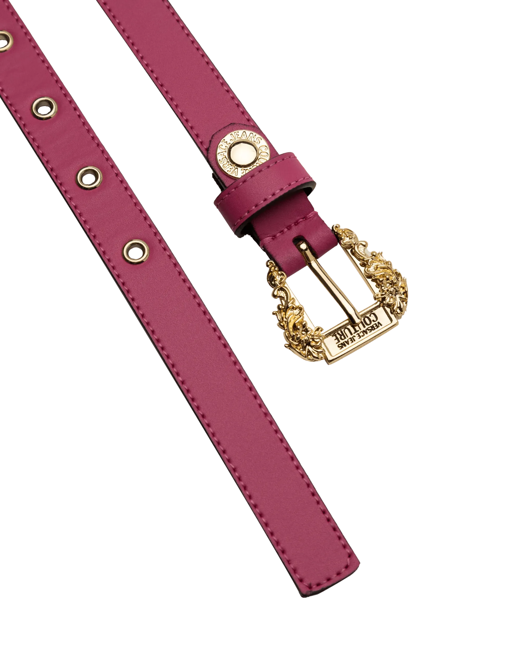 Luxury Gold Embroidered Logo Leather Belt for Men - Stylish Dress & Casual Wear - Perfect for Office, Parties & Everyday Fashion