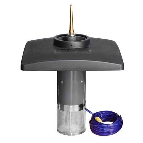 Scott Aerator Clover Fountain - 4-Leaf Clover Water Feature for Garden, Pond & Lawn Aeration | Outdoor Decorative Fountain for Patio, Yard & Landscape | Enhances Water Oxygenation & Adds Elegance